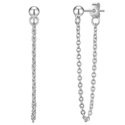 Womens Sterling Silver Earring - One Size