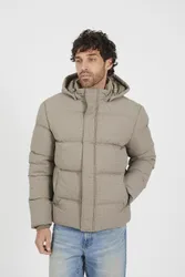 Hooded Mens Padded Jacket - - Size: XL