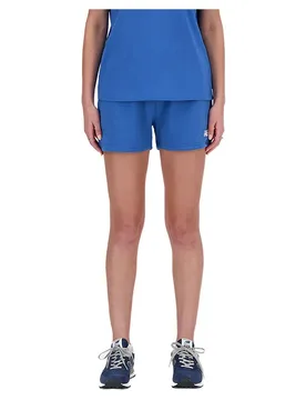 Pantaloni Corti Sport Essentials French Terry Blue Agate S - New Balance - FashionsVida