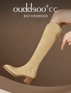 Ods Autumn Shoes Women Chelsea Boots Round Toe Thick Heel Short Boots Cow Suede Boots for Women Winter Platform Shoes for Women - Aliexpress - FashionsVida