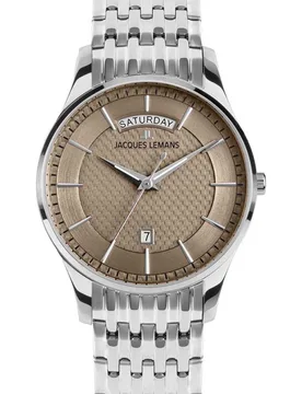 L Mens London Watch - Silver - One Size - Jacques Lemans - FashionsVida