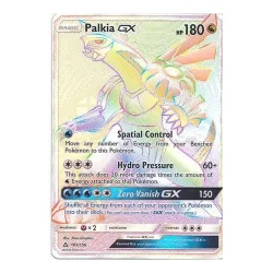 Pokemon SM Ultra Prism 165/156 Palkia GX (Rainbow Rare)