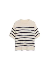 STRIPED LINEN BLEND SWEATER female