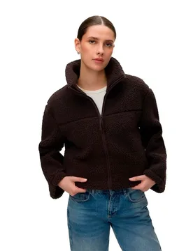 Giacca Karla Teddy Chocolate Torte S - Vero moda - FashionsVida