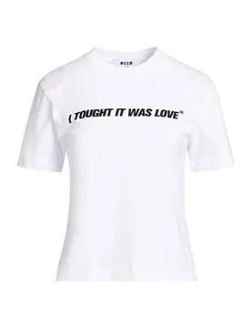 T-shirts Damen Weiß L,M,S,XS,XXS Damen - Msgm - FashionsVida