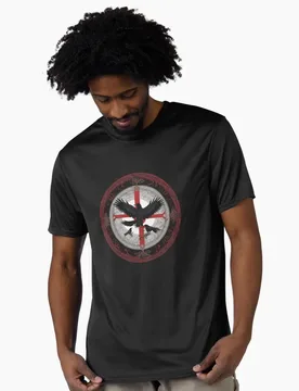 EDDA Viking Hawk War bird 0415 Nordic Gift T-Shirt Viking Runes Norse Myths Graphic clothes 100% cotton All size tops S-6XL - Aliexpress - FashionsVida