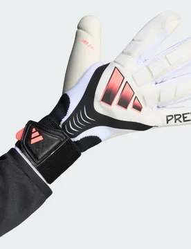 Guanto da portiere Predator Pro Strap 5 Solar Turbo / Black / White - Adidas - FashionsVida