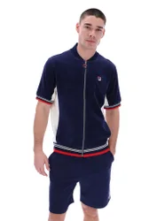 Lucas Short Sleeved Velour Track Top - XS