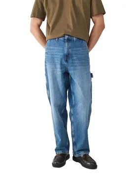 Jean Paco Carpenter Relaxed Fit Blue / Blue Denim 44 - Balmohk - FashionsVida