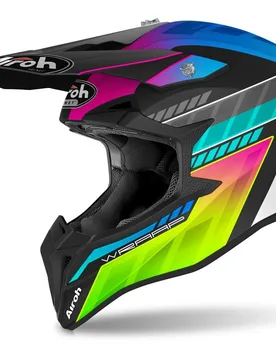 Casco Moto Cross Enduro WRAAP Prism Opaco taglia XL - Airoh - FashionsVida