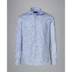Paul & Shark - Camisa de hombre estampada capsule AZZURRO