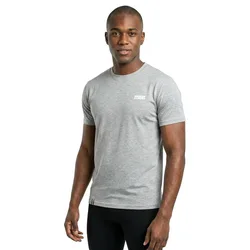 Maglietta A Maniche Corte Corporate Small Logo Grey