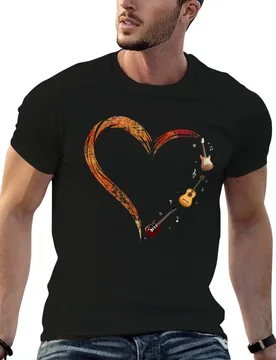 Best Guitarist Guitar Player Birthday Shirt Music Guitar Heart T Shirt T-Shirt g man t shirts for men t shirt man cotton T-Shirt - Aliexpress - FashionsVida