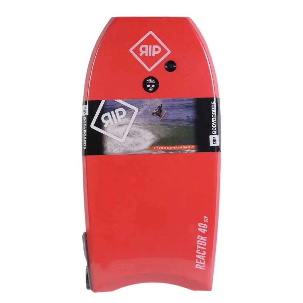 Bodyboard Eps Reactor 40+coil Leash Pu Red / White 101.6 cm unisex - Rip - FashionsVida