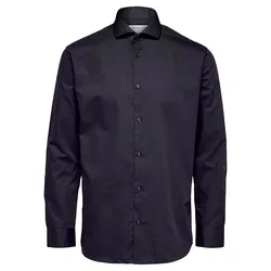 Camicia A Maniche Lunghe Ethan Cut Away Slim Black XL