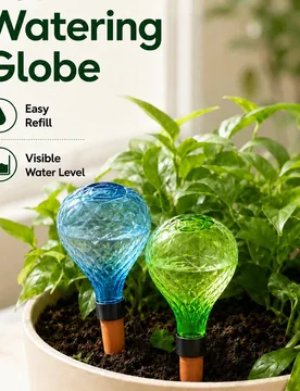 Pieza Bola de riego automático con forma de gota de agua, cabeza de riego automático con pincho de 500ml, adecuada para plantas en maceta de interio - Shein - FashionsVida