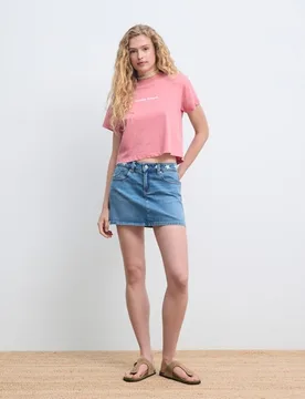 Green Coast - Falda mini denim - Green Coast - FashionsVida