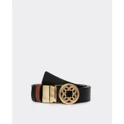Cinturón de mujer monogram reversible de piel altura 3 cm