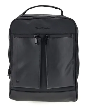 Zaino Nero in Tessuto con Tasche Frontali e Scomparto Porta PC COB 61991/L/SRBU7 - Renato Balestra - FashionsVida