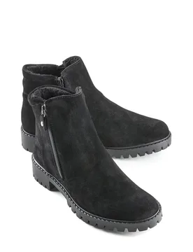 Hallux-Stiefelette Kuschelweich - Schwarz - female - Size: 40 - Avena - FashionsVida