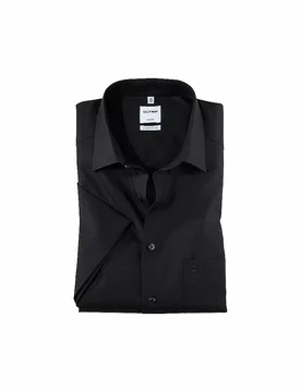 Chemise coupe régulière noir 39 - Olymp - FashionsVida