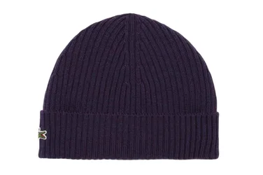 Rippstrick-Mütze - Mütze-Beanie - lila - Unisex - Size: OSFA