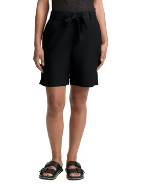 Pantaloni Corti Linen Deep Black 44 - Tom tailor - FashionsVida