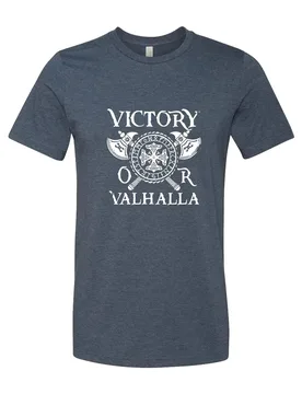Victory or Valhalla Nordic Warrior T-Shirt 100% Cotton O-Neck Short Sleeve Summer Casual Mens T-shirt Streetwear - Aliexpress - FashionsVida