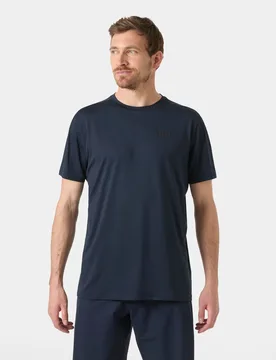 Men's HP Ocean T-Shirt Navy L - Navy Blue - Male - Helly Hansen - FashionsVida