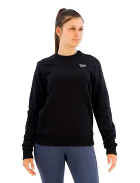 Sweat-shirt Ri Sl French Terry Crew Black S - Reebok - FashionsVida