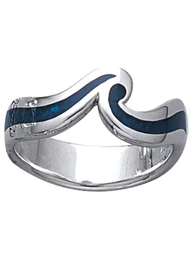 Dive Silver Anello Wave - Dive Silver - FashionsVida