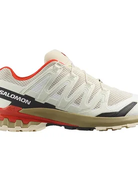 Xa Pro 3d V9 Trail Running Shoes Almond Milk / Gray Green / Cherry Tomat UK 13.5 Men - Salomon - FashionsVida