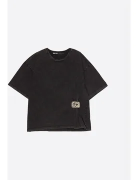 Camiseta de mujer fruncida etiqueta personalizada - Bimba y Lola - FashionsVida