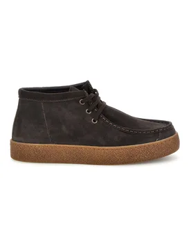Scarpe stringate alte Marroni in Camoscio con Suola Crepe 262260056 43 - PITTARELLO ECO - FashionsVida