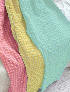 Piezas/Set Pantalones rectos de cuadros minimalistas para mujer primavera/verano, pantalones casuales holgados para estar en casa, adecuados para uso - Shein - FashionsVida