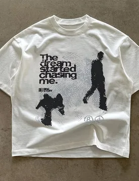 Camiseta de manga corta para hombre talla grande, cuello redondo, estampado de letras, casual, gráfico, versátil, para uso diario, viajes, vacacione - Shein - FashionsVida