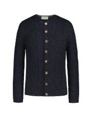 Trachtenstrickjacke ANTON blau M Herren