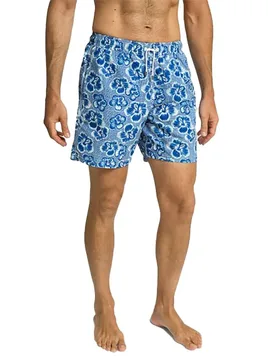 Pantaloncino Da Bagno Hibiscus Blue L - Hackett - FashionsVida