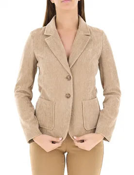 Blazer monopetto BEIGE 44 - Diana Gallesi - FashionsVida