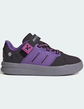 SCARPE DA BASKET MINECRAFT LIGHTORAMA COURT BAMBINI E BAMBINE 30 Aurora Black / Purple Rush / Purple Burst - Adidas - FashionsVida