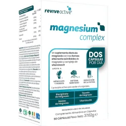 Complemento Alimenticio Tri-Magnesio Complex + B6 60 Cápsulas