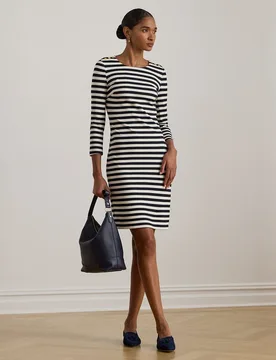Vestido corto ceñido con estampado - Lauren Ralph Lauren - FashionsVida