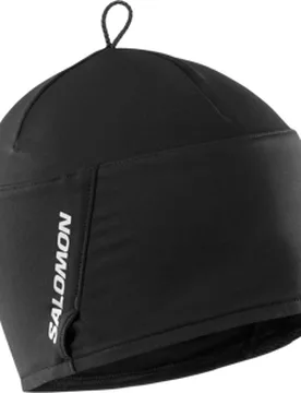 Winter Training Laufmütze Unisex Deep Black - Salomon - FashionsVida
