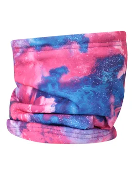 Kids Fleece Lined Printed Neck Gaiter - Purple - Purple - Size: ONE - Mountain Warehouse - FashionsVida