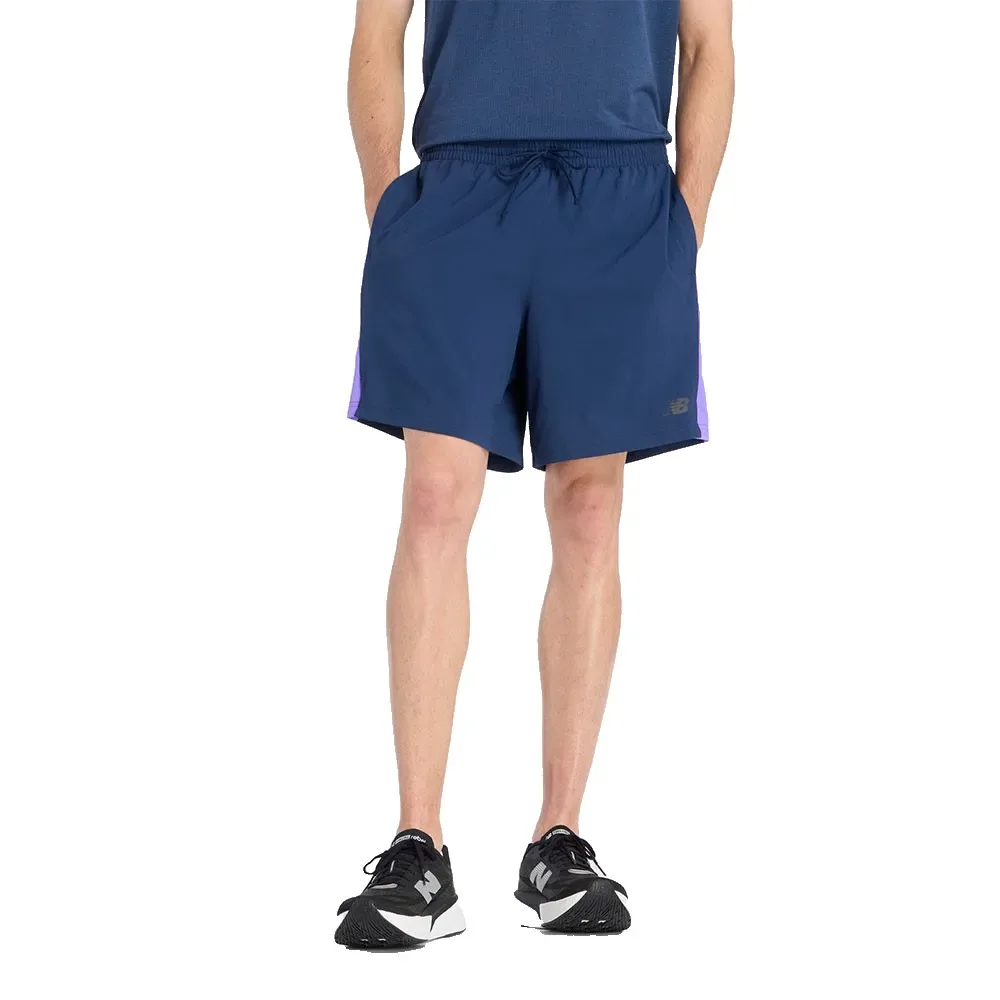 Fast Days 7´´ Shorts Blue S Men - New Balance - FashionsVida