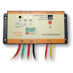 Solar Charge Controller 12/panel 24v One Size unisex