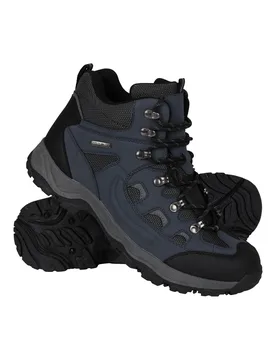 Adventurer Mens Waterproof Hiking Boots - Navy - Navy - Size: 7 - Mountain Warehouse - FashionsVida