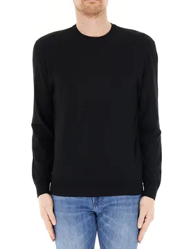 Guess Maglione girocollo NERO S - Guess - FashionsVida