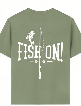 Camiseta de cuello redondo de manga corta con estampado divertido casual para niño preadolescente, top de verano 12Y - Shein - FashionsVida