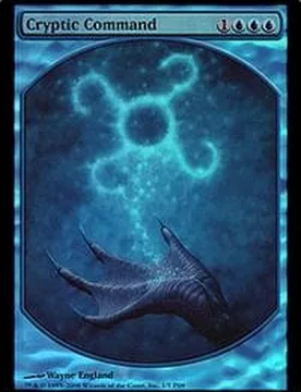 Cryptic Command (Magic Player Rewards foil) Promotional Cards - Magic: The Gathering - FashionsVida